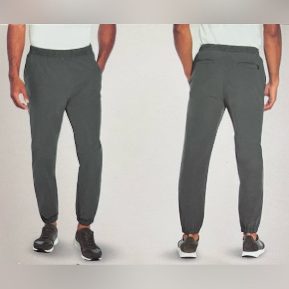 Banana Republic Lightweight Grey Joggers NEW NWT - Picture 2 of 6